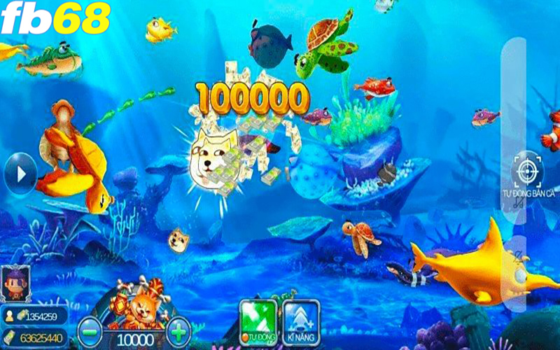 Game bắn cá sở hữu nhiều loại súng