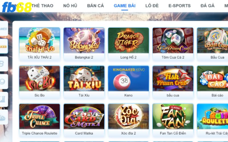 Trò cá độ hot tại nhà cái uy tín nhất Việt Nam FB68